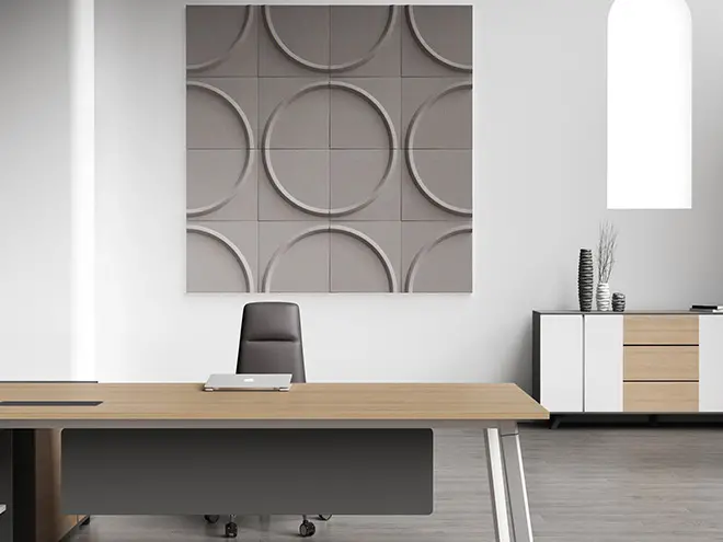 V-shaped Groove PET Felt Panels