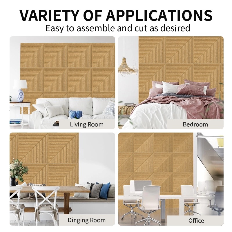 PET Grooving  Acoustic Panels