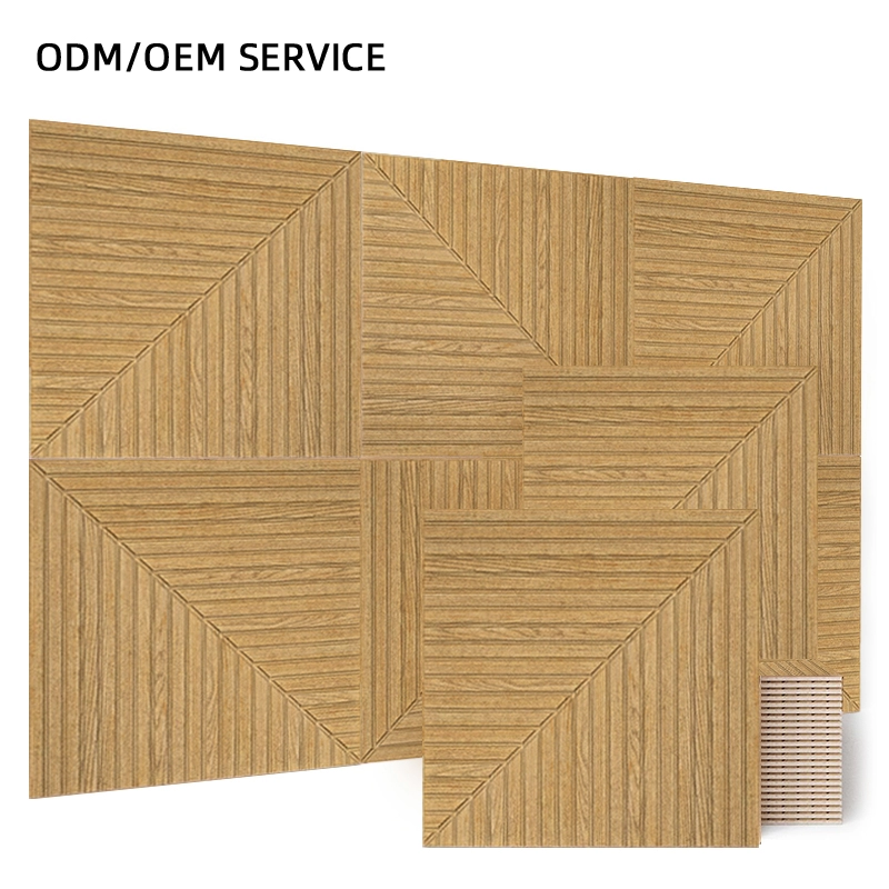 PET Grooving  Acoustic Panels