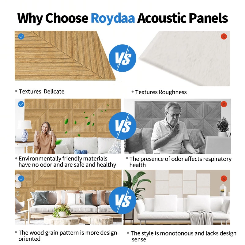 PET Grooving  Acoustic Panels