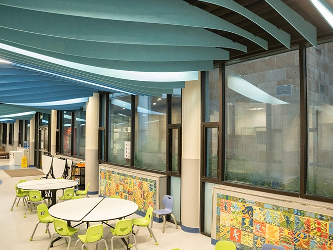 Curved Acoustic Ceiling