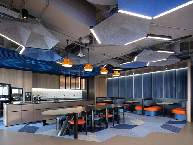 Hexagonal Acoustic Ceiling