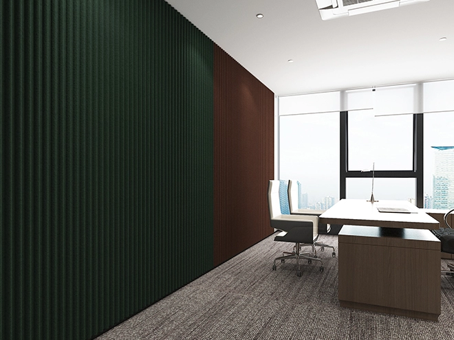 Small Ripple PET Felt Panel