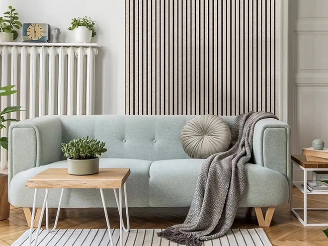 9mm+12mm PET Slat Acoustic Panel