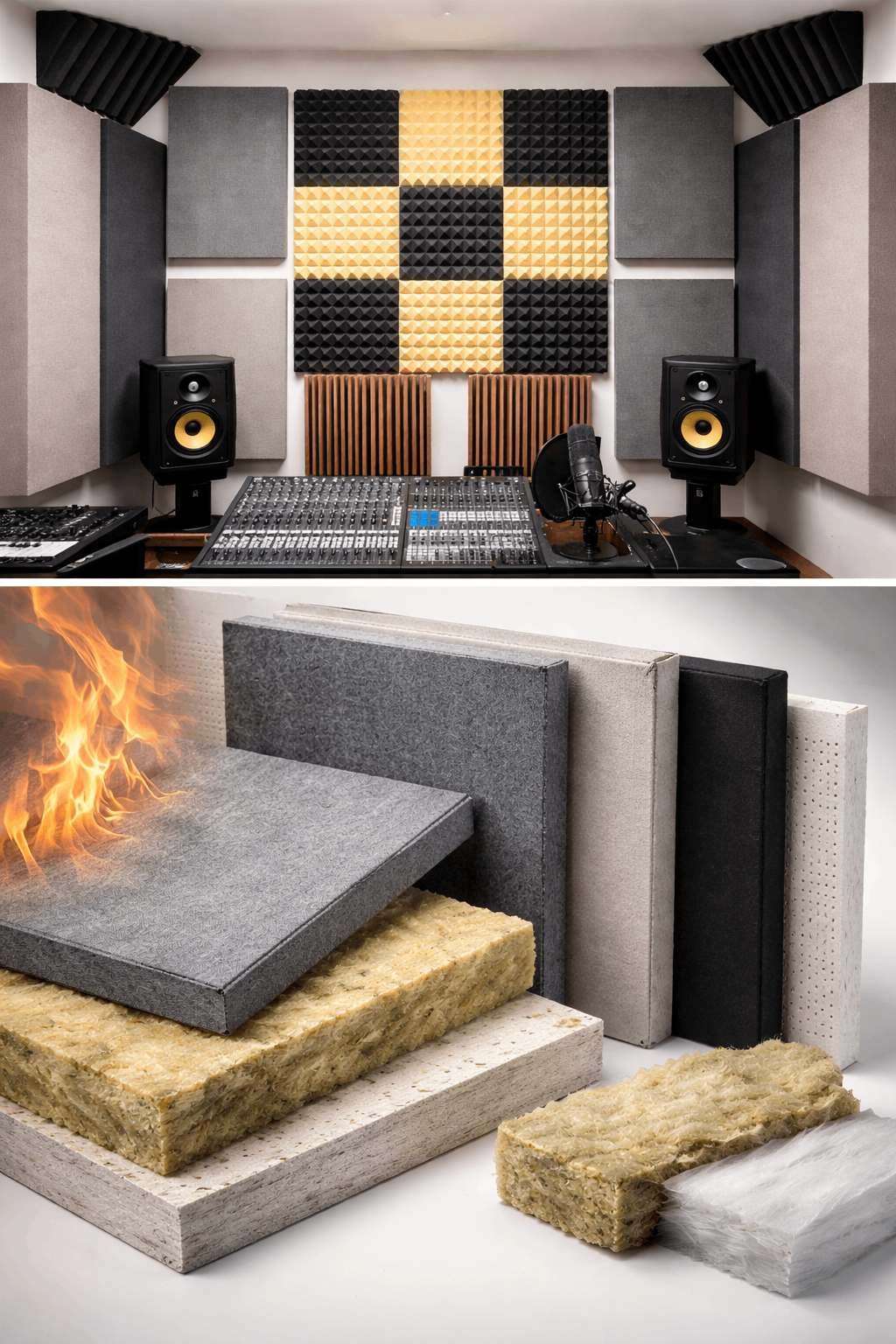 fire-rated studio acoustic panels