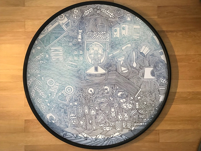 Acoustic Decoration Painting