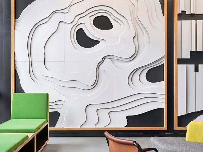 Carving PET Felt Acoustic Panels