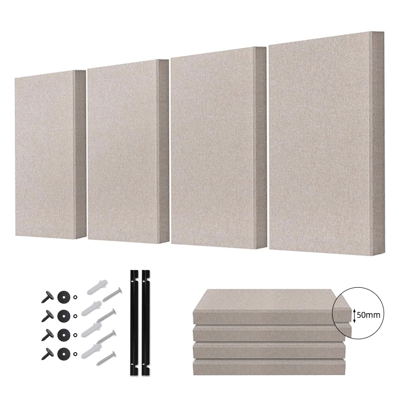 fabric-wrapped studio acoustic panels