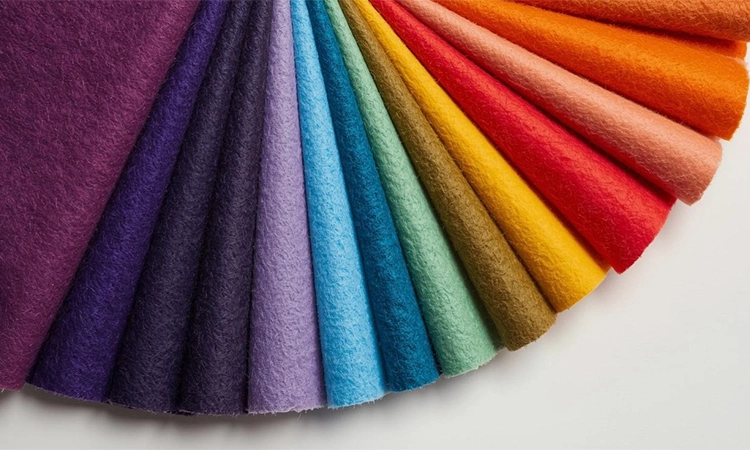 Hexagonal Dual Color Felt Panels