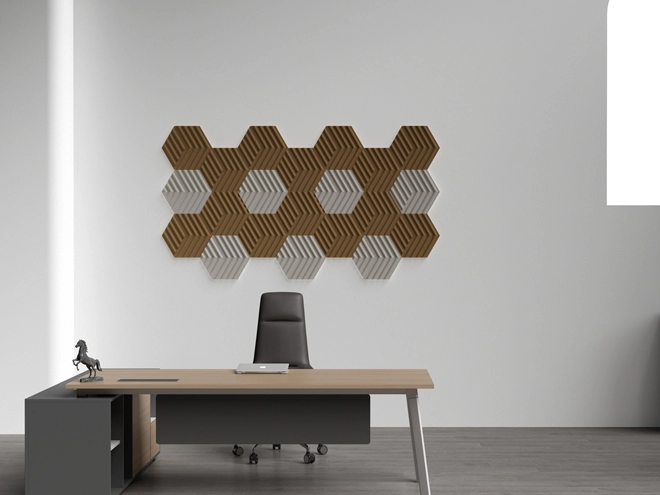 3D Hexagon Acoustic Panel