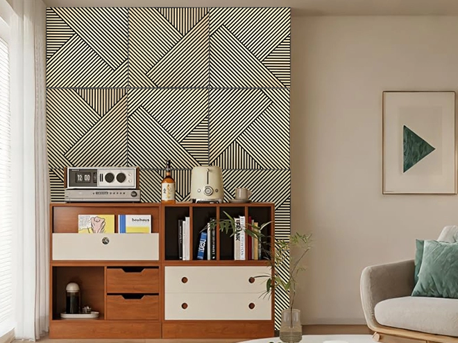 Wooden Veneer PVC Acoustic Panel