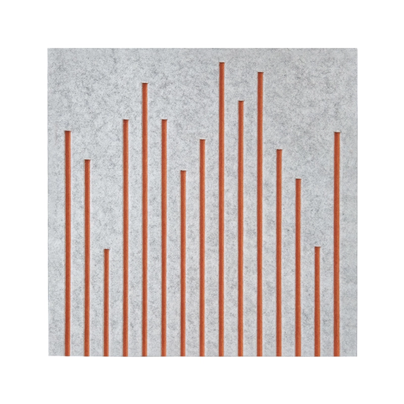 Fleece-woven acoustic panel