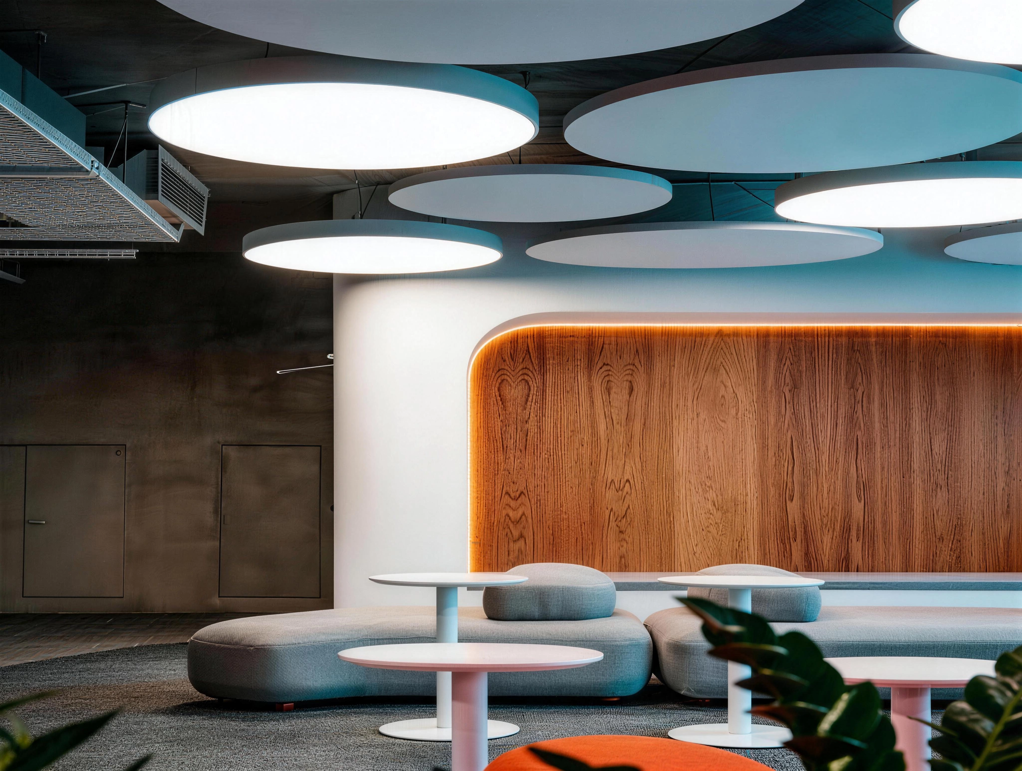 Flat Suspended Acoustic Ceiling